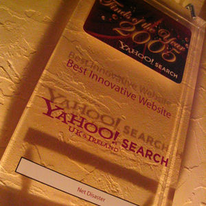 Yahoo Best INnovative Website Award